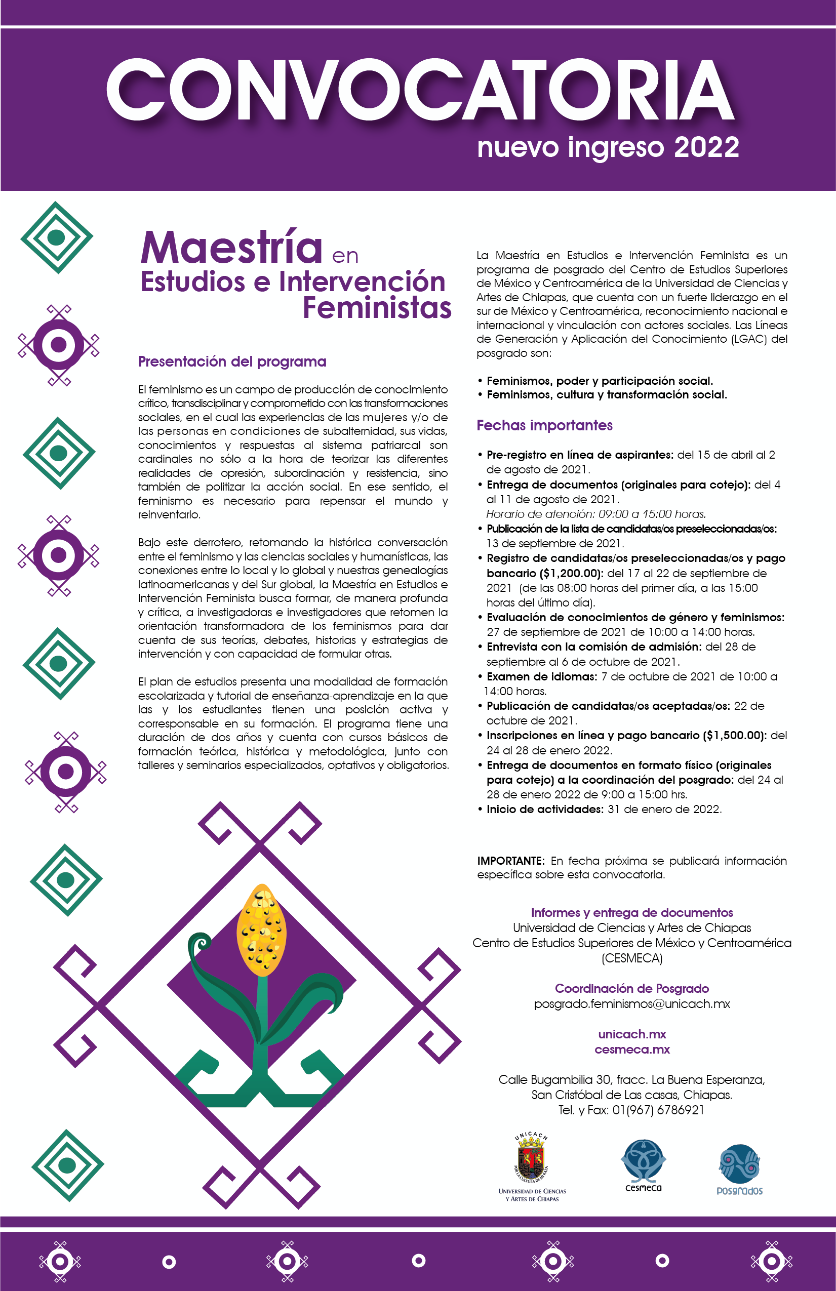 Conv Maestría